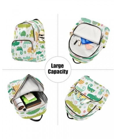 Fashion Backpack Mini Backpack Purse Casual Daily Backpack Colorful Reptile and Amphibian for Travel for College Work Small $...