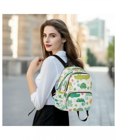 Fashion Backpack Mini Backpack Purse Casual Daily Backpack Colorful Reptile and Amphibian for Travel for College Work Small $...