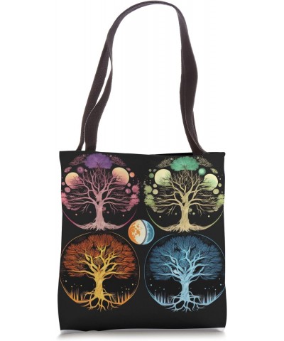 Phases Moon Tree Life Chakra Spiritual Healing Tote Bag $9.26 Totes