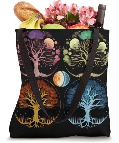 Phases Moon Tree Life Chakra Spiritual Healing Tote Bag $9.26 Totes