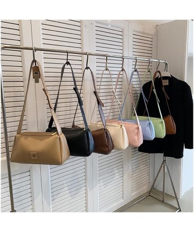 PU Leather Hobo Shoulder Handbag Adjustable Strap Dumpling Bag Crossbody Bag For Women Coffee $12.00 Totes