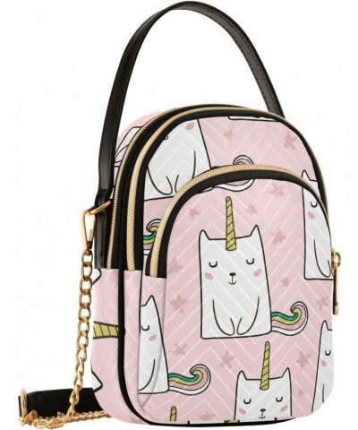 Cartoon Cute Cats Unicorn Joko lvery Cross Body Purse Crossbody Bags Chain Handbag Shoulder Bag for Gifts Women Work $12.09 C...