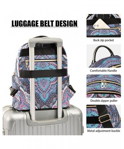 Bohemian Mandala Aztec Backpack for Women Purse Bag Travel Handbag Shoulder Bag $19.24 Backpacks