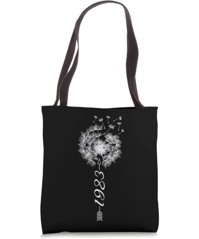 Just Year Birthday 1983 Gift Cute Dandelion Flower Breathe Tote Bag $14.81 Totes