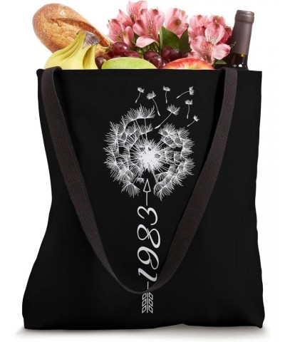 Just Year Birthday 1983 Gift Cute Dandelion Flower Breathe Tote Bag $14.81 Totes