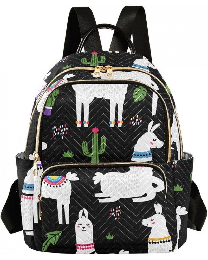 Mini Backpack Purse for Women Lightweight Girls Small Size Cute Animal Alpaca School Teens College Traveling Small $19.46 Bac...