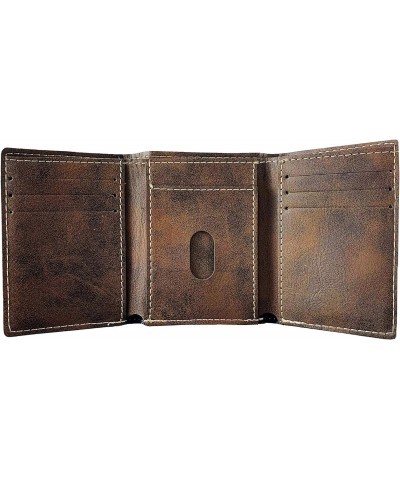 Scannell Irish Coat of Arms Rustic Leather Wallet $13.78 Wallets