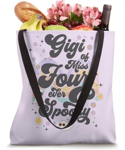 Gigi of Miss Four Ever Spooky 4th Birthday Party Halloween Tote Bag $17.09 Totes