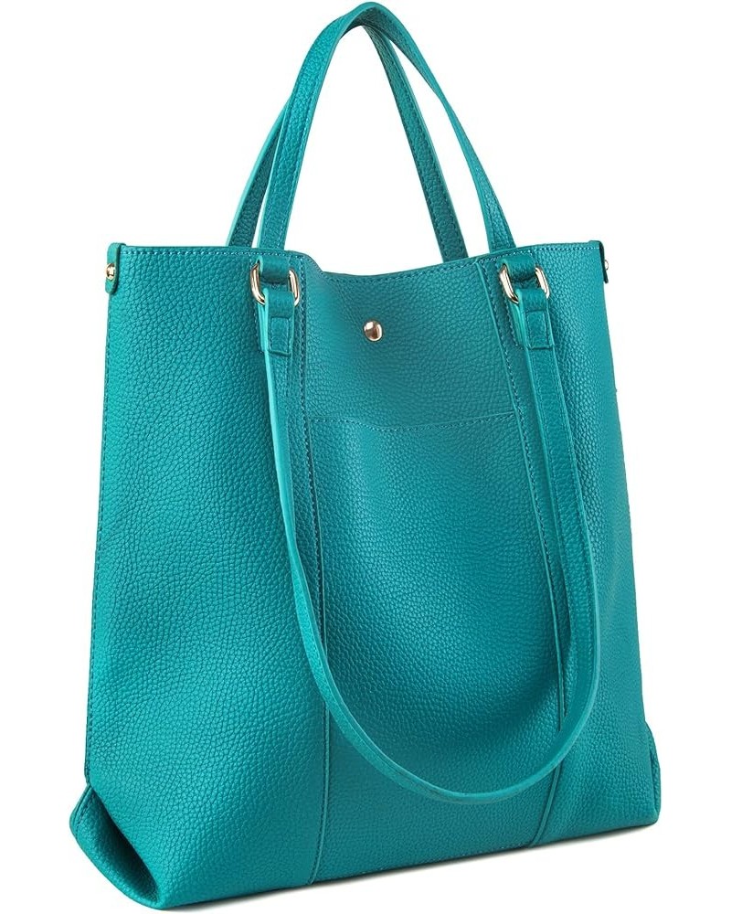 Tote Bag for Women Purses and Handbags Top Handle Satchel Bag Large Shoulder Handbag Turquoise $15.05 Hobo Bags