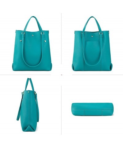 Tote Bag for Women Purses and Handbags Top Handle Satchel Bag Large Shoulder Handbag Turquoise $15.05 Hobo Bags