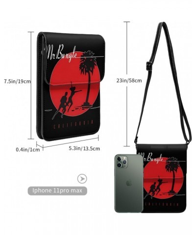 Small Cell Phone Purse Mr Bungle Fashion Womens Crossbody Cellphone Bag Mini Shoulder Bag 7.5x5.3 Inches $19.62 Crossbody Bags