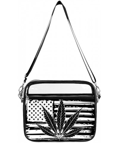 Large Fashion Shoulder Bag Transparent Crossbody Bag With Adjustable Strap Color129 $14.03 Totes