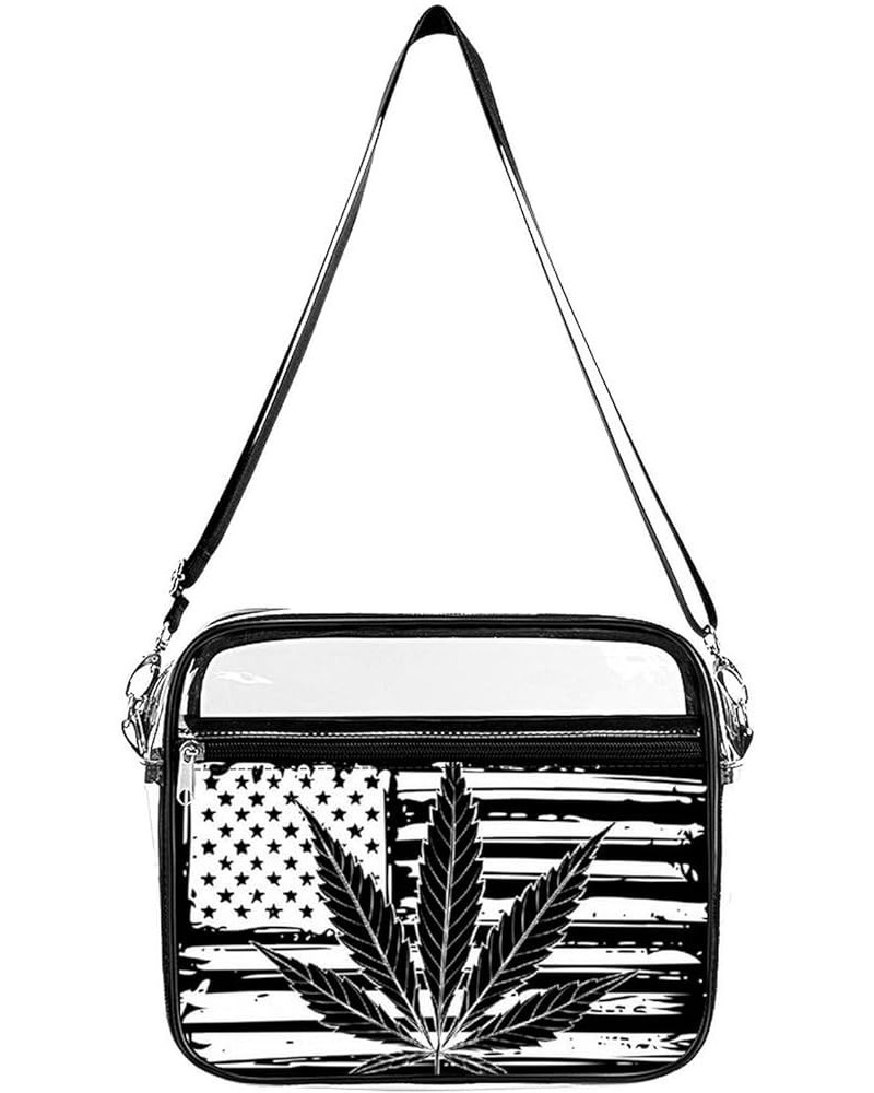 Large Fashion Shoulder Bag Transparent Crossbody Bag With Adjustable Strap Color129 $14.03 Totes