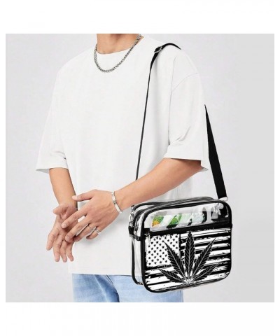 Large Fashion Shoulder Bag Transparent Crossbody Bag With Adjustable Strap Color129 $14.03 Totes