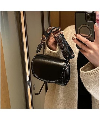 Vintage Crossbody Bag with Guitar Strap for Women Trendy Vegan Leather Small Shoulder Handbag Purse (black) Green $30.50 Totes