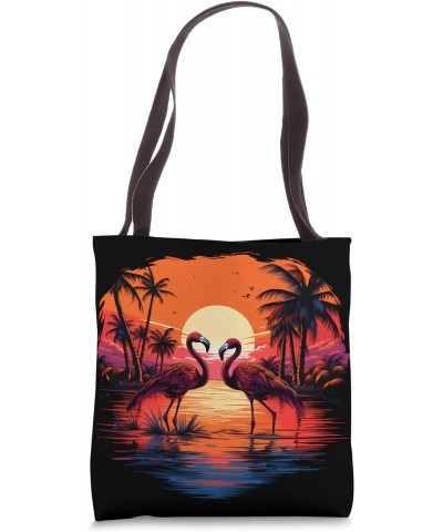 Flamingos Tropical Beach Design Tote Bag $12.41 Totes