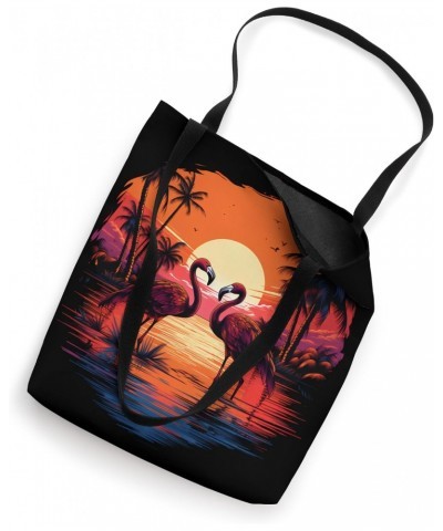 Flamingos Tropical Beach Design Tote Bag $12.41 Totes