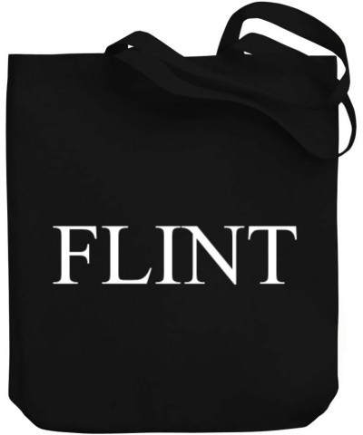 Flint Larger Font Canvas Tote Bag 10.5" x 16" x 4 $19.60 Totes