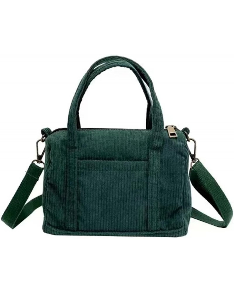 Mini Corduroy Crossbody Phone Purse Small Wallet Tote Bag Casual Shoulder Little Handbag for Women A-green $9.04 Totes