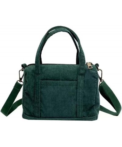 Mini Corduroy Crossbody Phone Purse Small Wallet Tote Bag Casual Shoulder Little Handbag for Women A-green $9.04 Totes