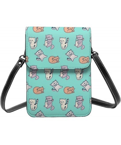 Womens Crossbody Bags Cute Cats Pattern Phone Bag Wallet Purses Adjustable Strap Cute Cats Pattern (8) $13.74 Crossbody Bags