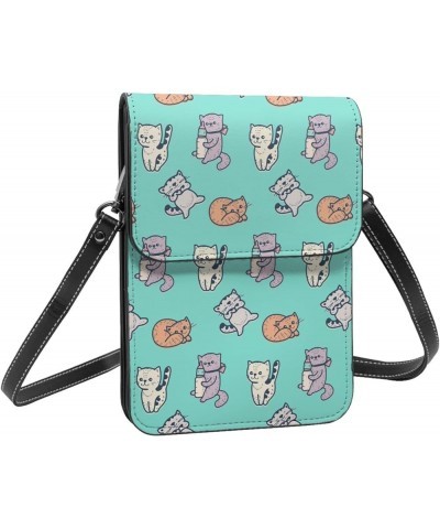 Womens Crossbody Bags Cute Cats Pattern Phone Bag Wallet Purses Adjustable Strap Cute Cats Pattern (8) $13.74 Crossbody Bags