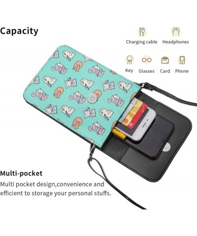 Womens Crossbody Bags Cute Cats Pattern Phone Bag Wallet Purses Adjustable Strap Cute Cats Pattern (8) $13.74 Crossbody Bags