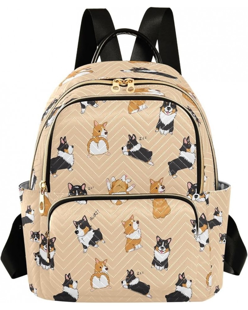 Hipster Puppy Dog Animal Women Backpack Purse Ladies Fashion Shoulder Bag Daypack Travel Bag 10L Small $19.59 Backpacks