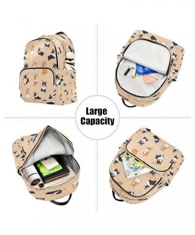 Hipster Puppy Dog Animal Women Backpack Purse Ladies Fashion Shoulder Bag Daypack Travel Bag 10L Small $19.59 Backpacks