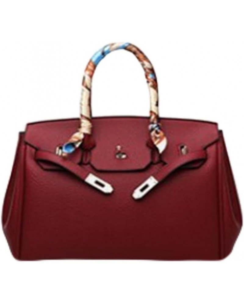 Women's bag multi-piece handbag pebbled shoulder crossbody bag Claret Single Pack $65.45 Backpacks