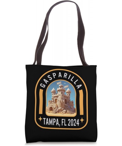 Gasparilla 2024 Sandy Fortress Tampa FL Skeleton Pirate Fest Tote Bag $16.13 Totes