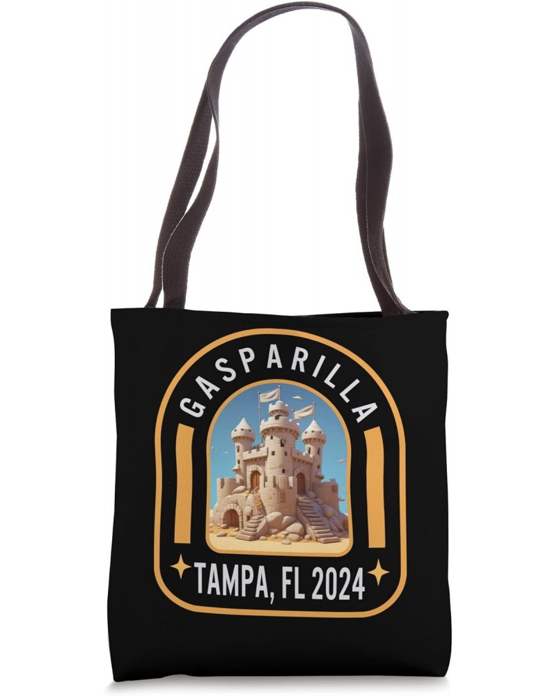 Gasparilla 2024 Sandy Fortress Tampa FL Skeleton Pirate Fest Tote Bag $16.13 Totes