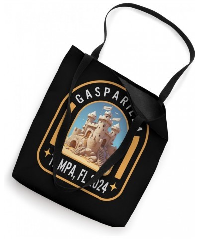 Gasparilla 2024 Sandy Fortress Tampa FL Skeleton Pirate Fest Tote Bag $16.13 Totes