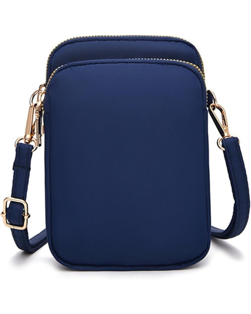 Small Crossbody Bags for Women Stylish Mini Messenger Purse Casual Shoulder Bag with Zipper Pockets,yellow Dark Blue $12.81 T...