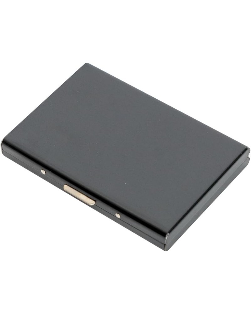 6 Slots RFID Protected Metal Credit Card Holder Wallet for Men & Women, Black, Classic Black $49.35 Wallets