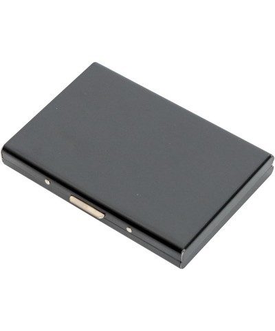 6 Slots RFID Protected Metal Credit Card Holder Wallet for Men & Women, Black, Classic Black $49.35 Wallets