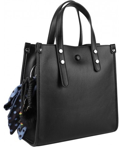 Women Outdoor Travel College Shopping Office Professional Leather Clutch Tote Arm Shoulder Bag Black $17.50 Totes