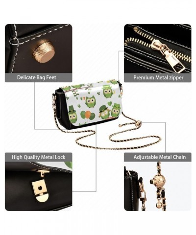 Crossbody Bags for Women Trendy Women's Black Shoulder Bag Small PU Leather Flap Cross Body Bag Handbags Pattern8 $18.03 Cros...