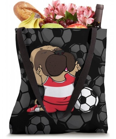 Pug Dog Austria Soccer Fans Jersey Austrian Football Lovers Tote Bag $14.18 Totes