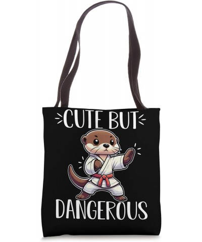 Otter Cute But Dangerous Tote Bag $14.49 Totes