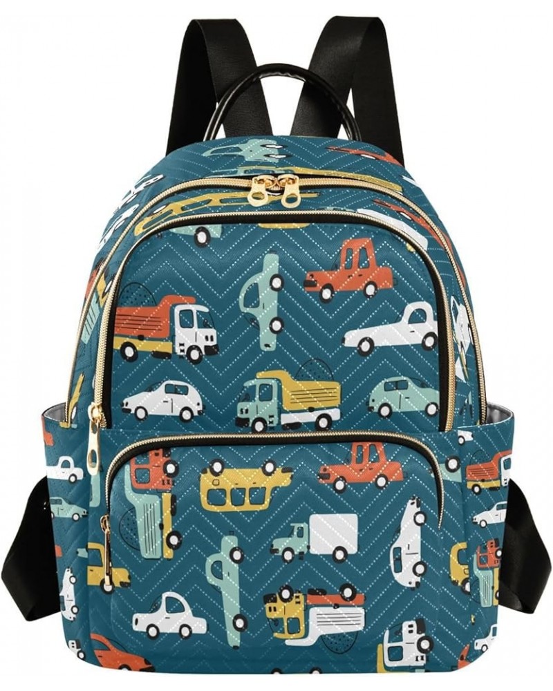 Fashion Backpack Mini Backpack Purse Casual Daily Backpack Car Childish Truck for Travel for College Work Small $20.05 Backpacks