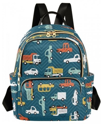 Fashion Backpack Mini Backpack Purse Casual Daily Backpack Car Childish Truck for Travel for College Work Small $20.05 Backpacks