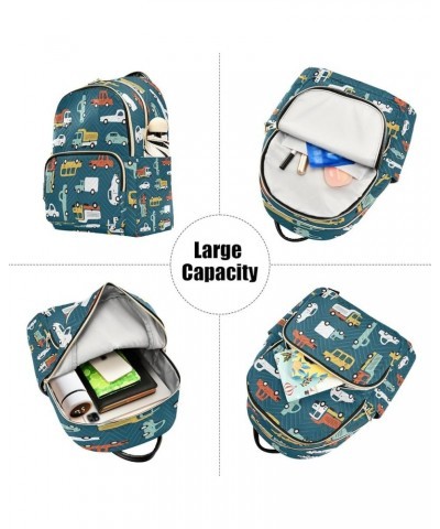 Fashion Backpack Mini Backpack Purse Casual Daily Backpack Car Childish Truck for Travel for College Work Small $20.05 Backpacks