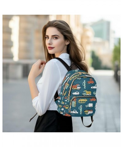 Fashion Backpack Mini Backpack Purse Casual Daily Backpack Car Childish Truck for Travel for College Work Small $20.05 Backpacks