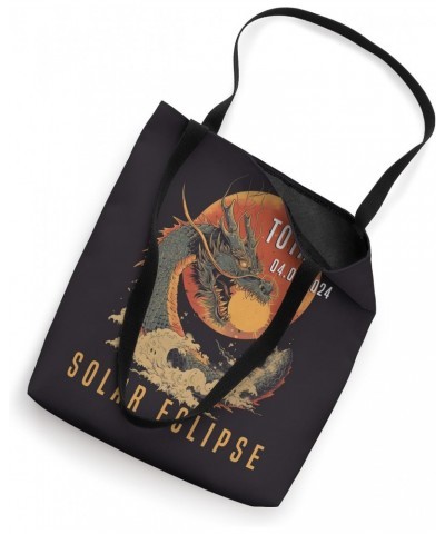 Totality Solar Eclipse 04.08.24 Dragon Sun April 8 2024 Tote Bag $8.58 Totes