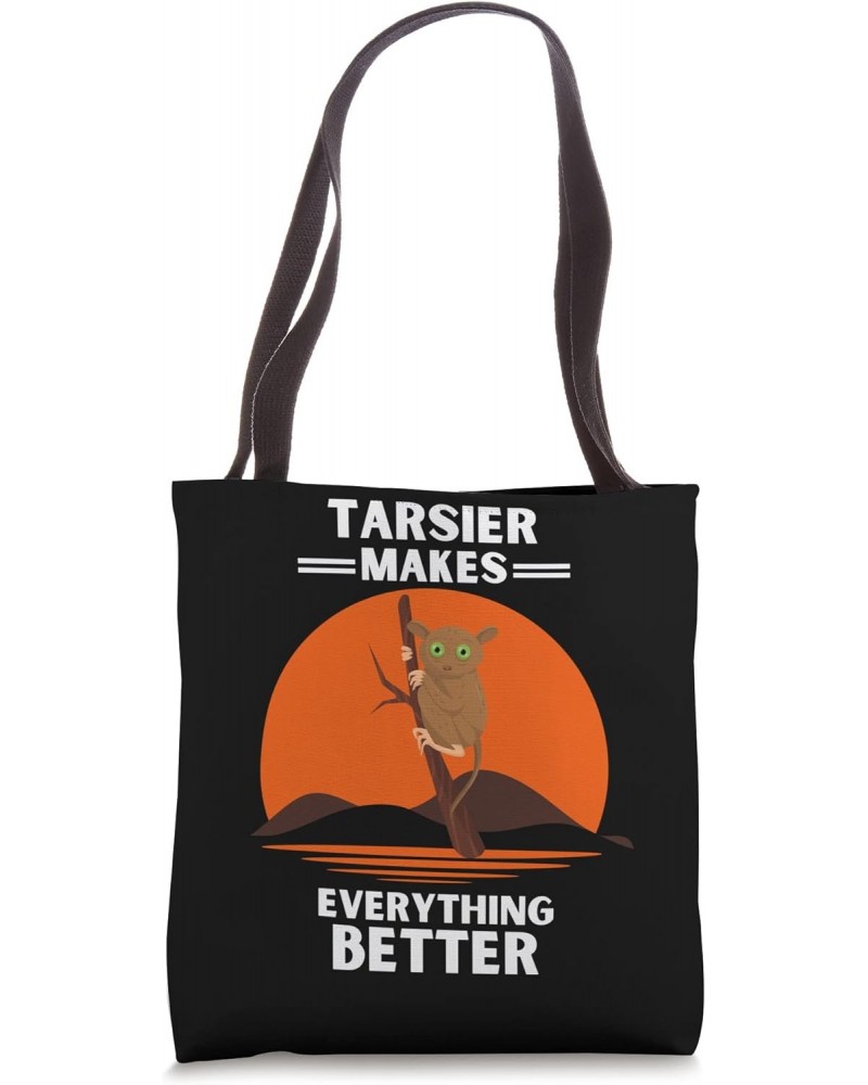 Retro Tarsier Lover Tote Bag $12.95 Totes