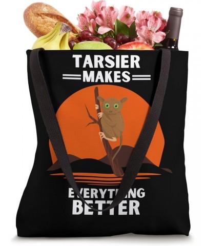 Retro Tarsier Lover Tote Bag $12.95 Totes