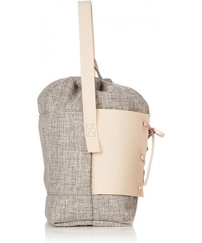 Linen LACE-UP Tote E5456 474205 Grey (Grey Marl) $23.75 Handbags