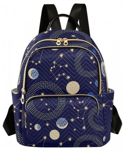 Retro Abstract Moon Sky Mini Backpack Purse for Women, Travel Backpack Fashion Backpack Handbag Shoulder Bag Small Casual Day...