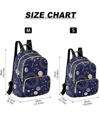 Retro Abstract Moon Sky Mini Backpack Purse for Women, Travel Backpack Fashion Backpack Handbag Shoulder Bag Small Casual Day...